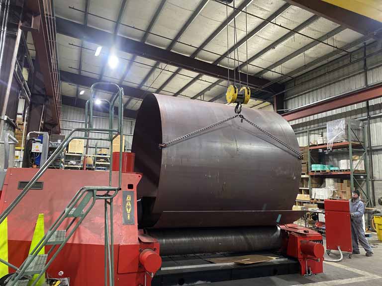 Plate Rolling Cylinders at Albina Co., Inc.